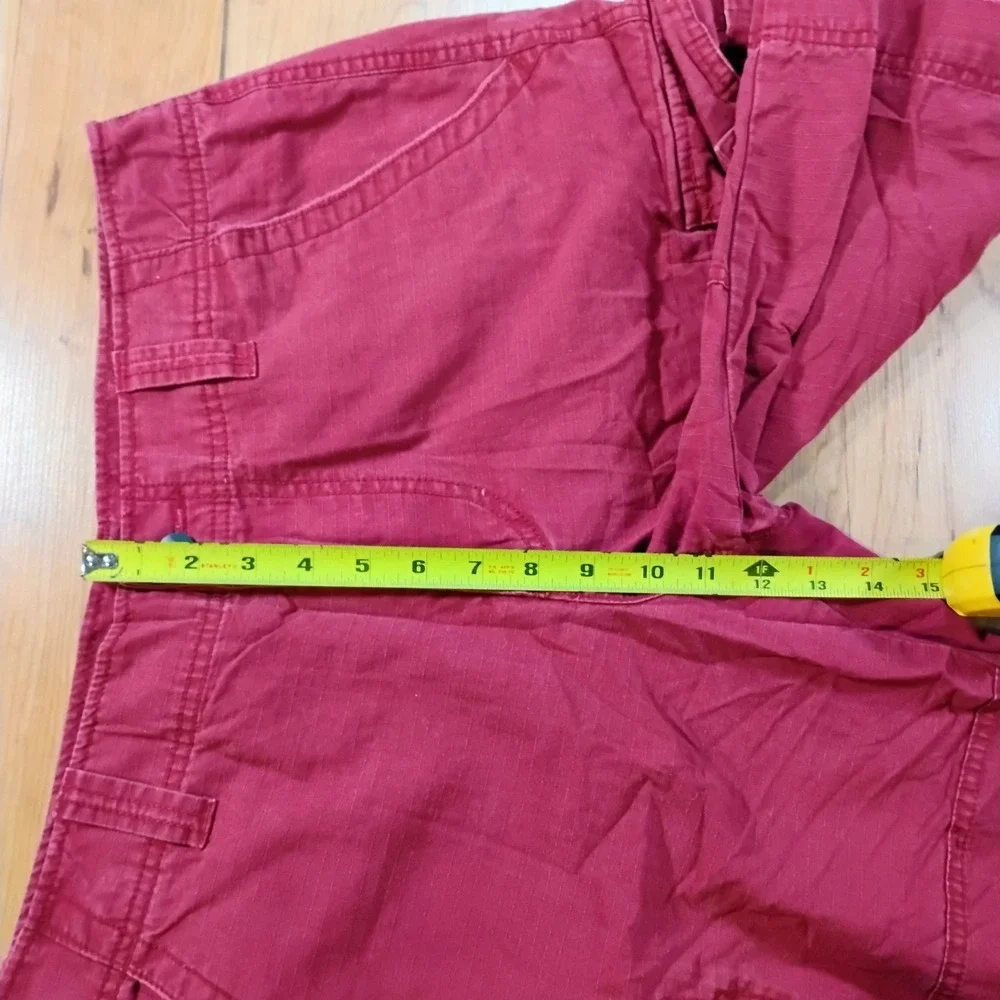 Mossimo Supply Co. Men's Size 34 Maroon Cargo Skater Shorts Baggy